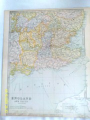 Antique Maps (4). ENGLAND AND WALES. c1900. VG.