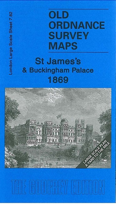 St James’s & Buckingham Palace 1869 London Large Scale Sheet 7.82