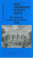 St James’s & Buckingham Palace 1869 London Large Scale Sheet 7.82