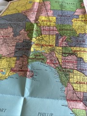 Metropolitan Melbourne Broadbent’s Map No. 181 Circa 1970’s
