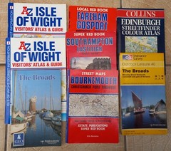 8 Old Street Maps , OS , Streetfinder , Edinburgh , The Broads , Isle Of Wight +
