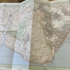 EASTBOURNE & SEAFORD Pathfinder 1324 Ordnance Survey Sheet 1:25,000 1990