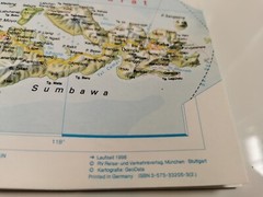 Western Indonesia and Malaysia GeoCenter World Map Very Good