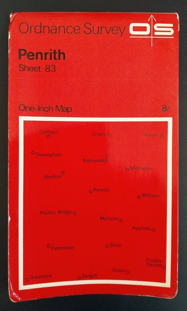 Ordnance Survey One-Inch Map, Sheet 83: Penrith (1964).