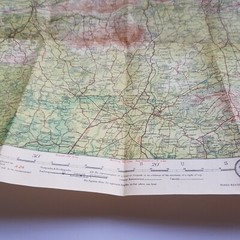 Surrey Bartholomews Ordinance Survey Map foldout Sheet 30 British 1/2″ vintage