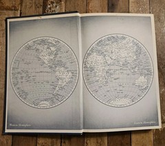 1951. Vintage Hammond’s Complete World Atlas | Illustrated Beautiful Color Maps
