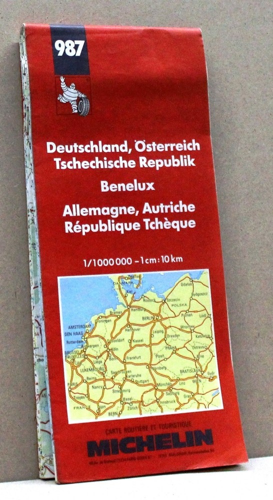 GERMANY, OSTERREICH, CZECHISCHE REP.[road and tourist map, Michelin]