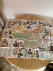 National Geographic The Peoples Of China Map Magazine 1980