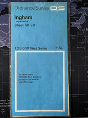 Vintage Lincoln & Lincolnshire Ordance Survey Maps (Lincoln, Skegness, Ingham)