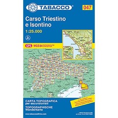 Tabacco Casa Editrice Carso Triestino / Isontino (Map) (UK IMPORT)