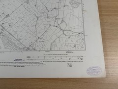 Antique 1900 Ordnance Survey Map Dumfriesshire LVI SE Mouswald Ruthwell 6 Inch