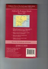 Ashford and Romney Marsh timeline map matching ordinance survey landranger