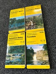 Yorkshire Dales:boxed set of 4 outdoor leisure maps Special Collectors edition