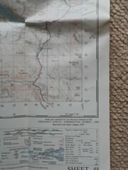 OS ONE INCH RED MAP SHEET 48 LOCH TAY – VGC