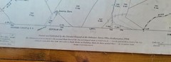 VINTAGE 1904 ORDNANCE SURVEY ROLLED MAP LITTLE FINBOROUGH 102CM X 71.5CM