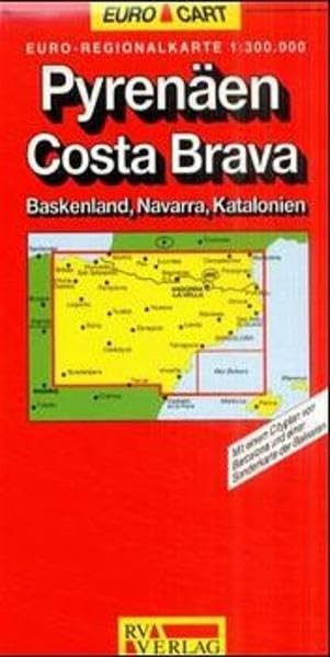 Pyrenees/Costa Brava/Basque Country/Andorra/Catalonia (Shee… Sheet map, folded
