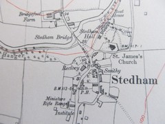 VINTAGE OS MAP MIDHURST & EASEBOURNE AREA SUSSEX 1948 SIX INCHES – ONE MILE