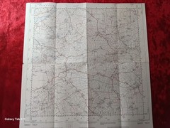 1970s Ordnance Survey OS Map Stradbroke Sheet TM27 First Series Vintage Map