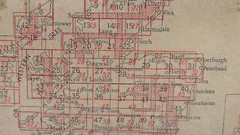 vintage 1959 Ordnance Survey cloth map BONAR BRIDGE sheet21 1 inch : 1 mile