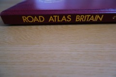 Bartholomew Road Atlas Britain New Edition Revised 1984 Leather cover