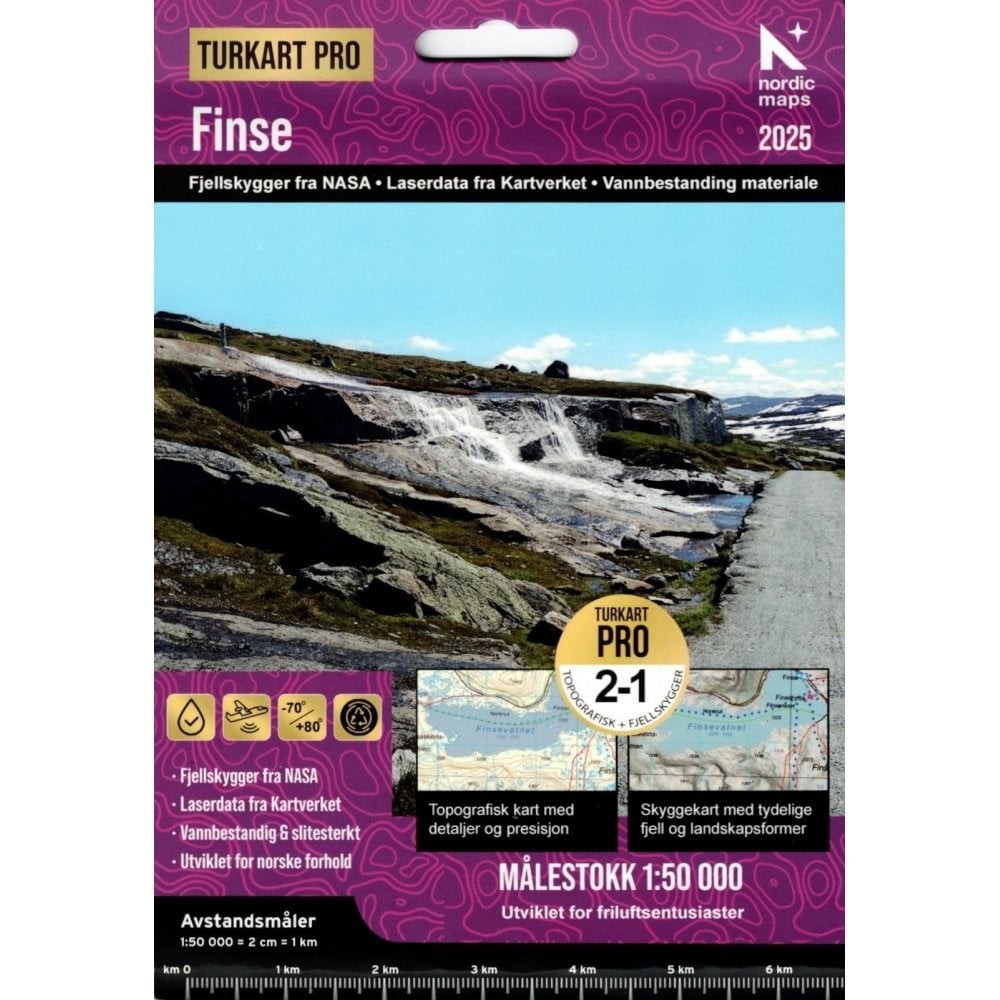 Finse – Nordeca Turkart Norway walking hiking map 2241