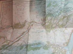 Ordnance Survey One Inch Popular Edition Map INVERNESS SHEET 37 CLOTH 1928