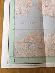 1976 Ordnance Survey Pathfinder Map 237 NH00/10 Loch Loyne (incl Tomdoun )