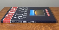Collins Atlas of the World 2003 Hardcover Maps Geography 15×11 Book EUC