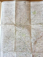 1957 Ordnance Survey One Inch Seventh Series Map 95 Blackburn And Burnley