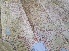 Vintage Bartholomew’s World Travel Map Thailand, Scale 1:1 500 000, 1987