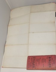 Bacon’s Cycling Road Map Deal District UK Map Fold Out c1890s