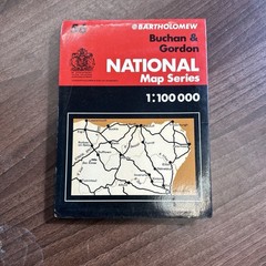 BUCHAN & GORDON Bartholomew National Map Series No 56 1978 Grampians