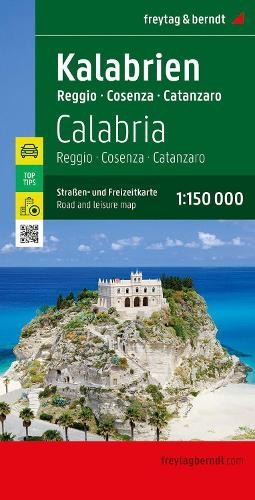Freytag-Berndt Calabria, Road and Leisure Map, 1:150.000, (Map)