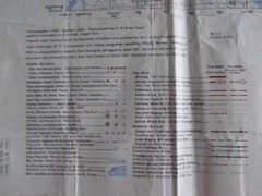 VINTAGE MAP OF RJUVEN NORGE NORWAY 1 : 50 000 US ARMY DATED 1970