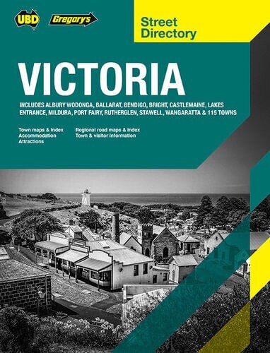Victoria Street Directory Map Guide Book 20th Edition Paperback UBD Gregory’s