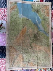 Vintage Bartholomew’s Half Inch Paper Map, Sheet 7, North Somerset