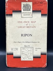 Ordnance Survey Map Vintage 1962 Of Ripon Paper Map Seventh Series