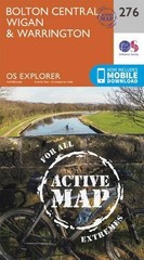 Bolton, Wigan and Warrington (Map) OS Explorer Active Map