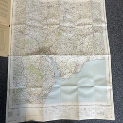 EXETER Sheet 176 1960 CLOTH Seventh Series Ordnance Survey One Inch Map