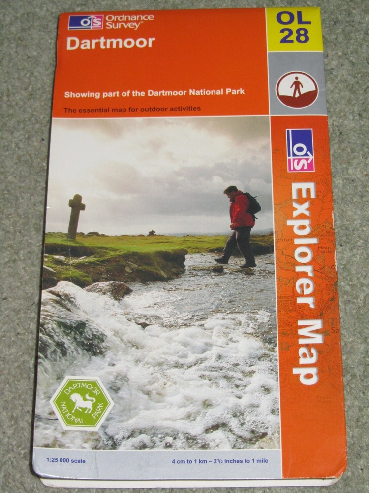 Ordnance Survey Explorer 1:25,000: Sheet OL 28 Dartmoor – 2005