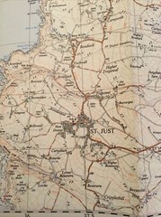 1959 Ordnance Survey Provisional First Series Map Sheet SW33 St Just