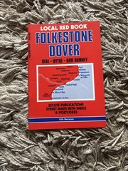 Tourist Guide Visitor Street Maps Atlas Red Book Folkestone Dover
