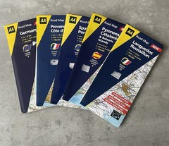 AA European Travel Maps (5 of)
