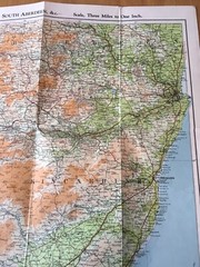 Vintage Macpherson’s Improved Motoring, Cycling & Touring Map Of Perth , Angus