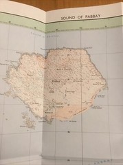 1977 Ordnance Survey Pathfinder Map 116 NF 88/98 Sound Of Pabbay (incl Ensay )