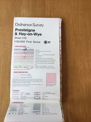 1974 Ordnance Survey Landranger Map 148 Presteigne And Hay-on-Wye (inc Knighton