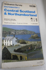 Routemaster 4 Ordnance Survey Map 1:250000 Central Scotland & Northumberland 1
