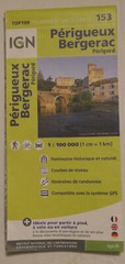 Périgueux / Bergerac folded map by Institut Géographique National (IGN)