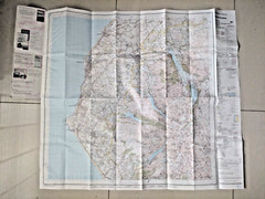 West Cumbria OS Ordnance Survey Landranger Map No 89 1991