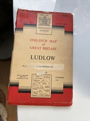 Ordnance Survey seventh series 1:50000 1.25 to 1 mile you choose from list 2